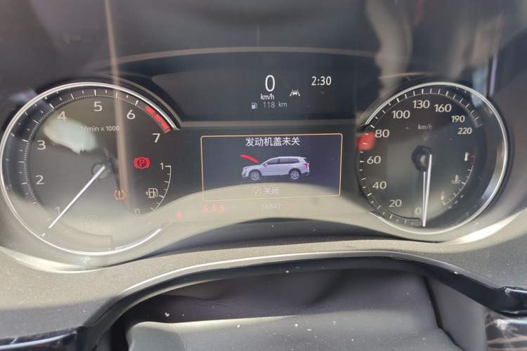 Used Cadillac XT6 2020 28T Seven-Seater Fashion Edition Odometer Close Up