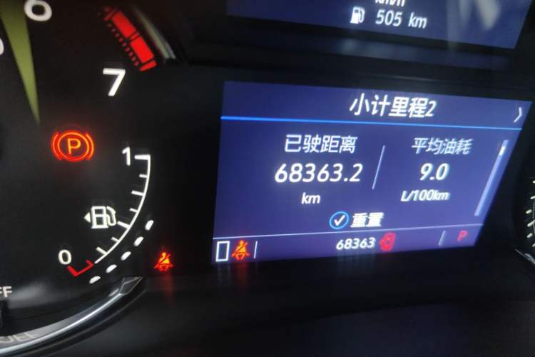 Used Cadillac XT6 2020 28T Seven-Seater Fashion Edition Odometer Close Up