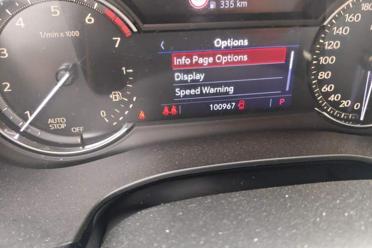 Used Cadillac XT6 2020 28T Six-Seater Luxury Version Odometer Close Up