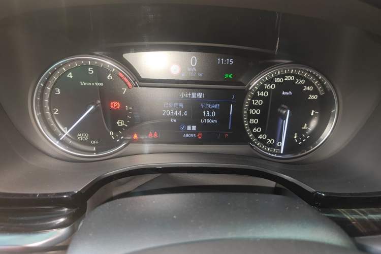 Used Cadillac XT6 2020 28T Six-Seater Luxury Version Odometer Close Up