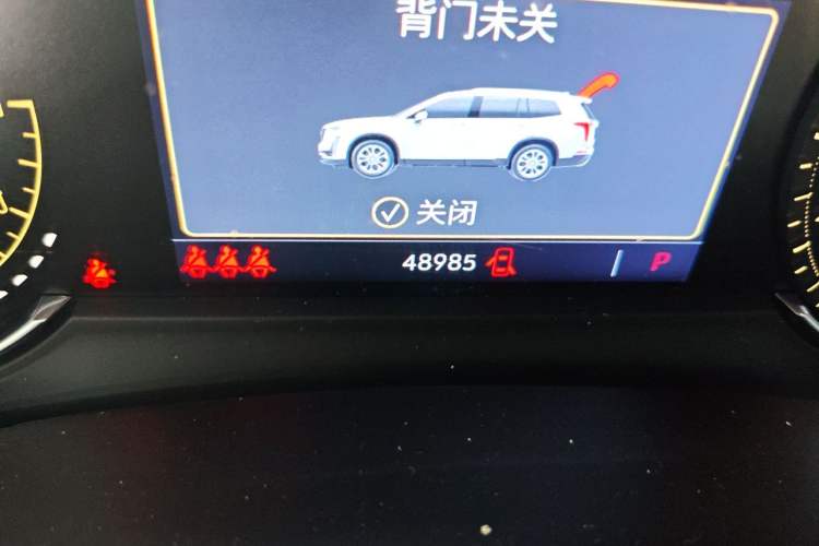 Used Cadillac XT6 2020 28T Seven-Seater Luxury Version Odometer Close Up