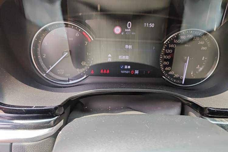 Used Cadillac XT6 2020 28T Seven-Seater Four-Wheel-Drive Luxury Version Odometer Close Up
