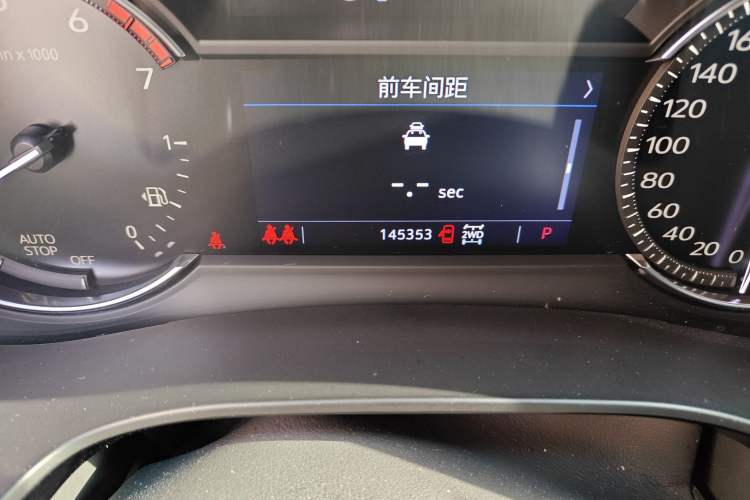 Used Cadillac XT6 2020 28T Six-Seater Four-Wheel-Drive Luxury Version Odometer Close Up
