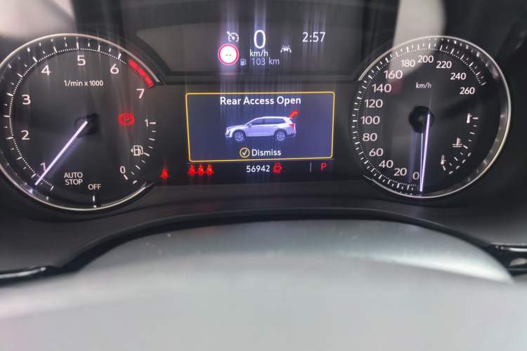 Used Cadillac XT6 2020 28T Seven-Seater Luxury Version Odometer Close Up