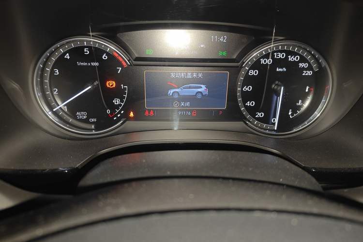 Used Cadillac XT6 2020 28T Six-Seater Fashion Edition Odometer Close Up