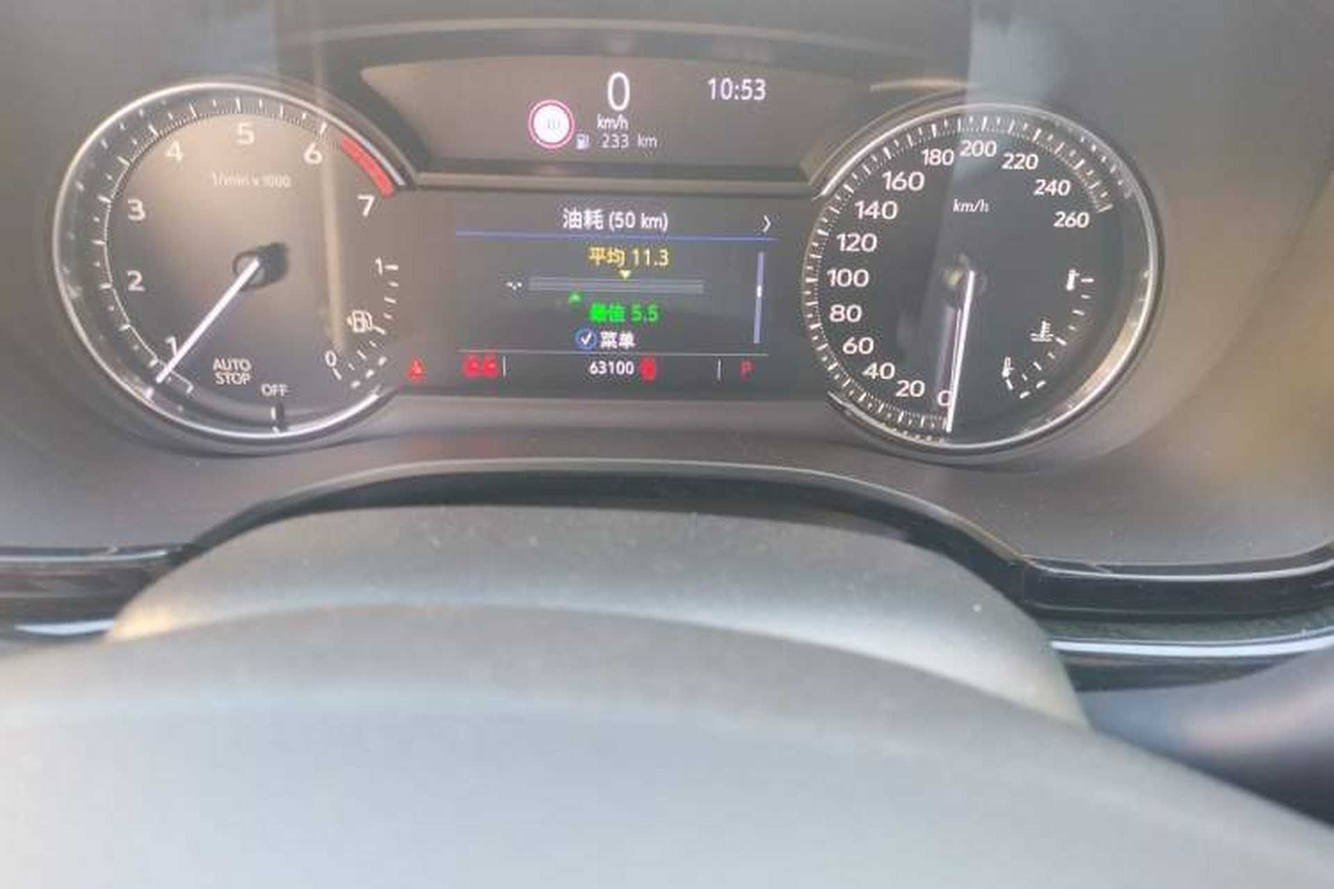 Used Cadillac XT6 2020 Revised Version 28T Six-Seater Luxury Edition Odometer Close Up