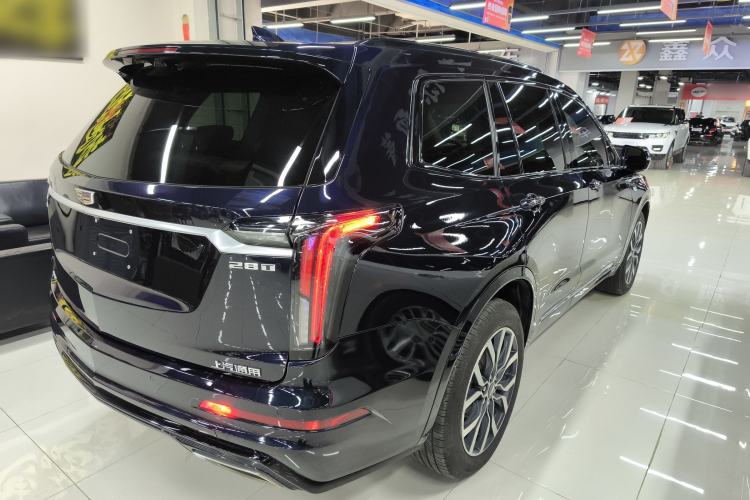 Used Cadillac XT6 2020 Revised Version 28T 6-Seater Four-Wheel Drive Platinum Sport Edition Rear Right 45 Deg