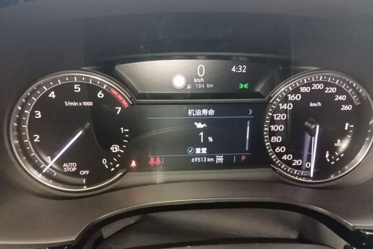 Used Cadillac XT6 2020 28T Six-Seater Four-Wheel-Drive Luxury Version Instrument Cluster