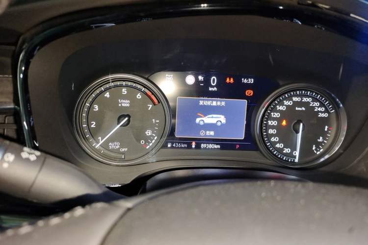 Used Cadillac XT6 2020 28T Six-Seater Four-Wheel-Drive Platinum Sport Edition Odometer Close Up