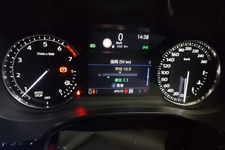 Used Cadillac XT6 2020 28T Six-Seater Four-Wheel-Drive Luxury Version Instrument Cluster