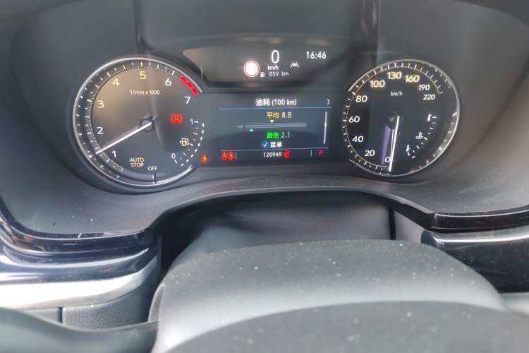Used Cadillac XT6 2020 28T Six-Seater Luxury Version Odometer Close Up