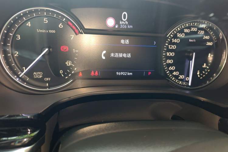 Used Cadillac XT6 2020 28T Six-Seater Luxury Version Odometer Close Up