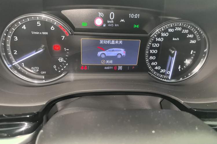 Used Cadillac XT6 2020 28T Six-Seater Four-Wheel-Drive Luxury Sport Vehicle Odometer Close Up