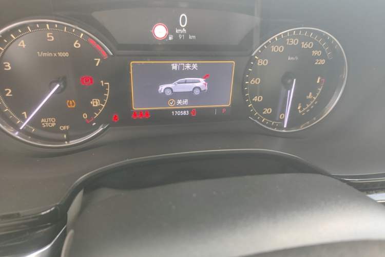 Used Cadillac XT6 2020 28T Seven-Seater Luxury Version Odometer Close Up