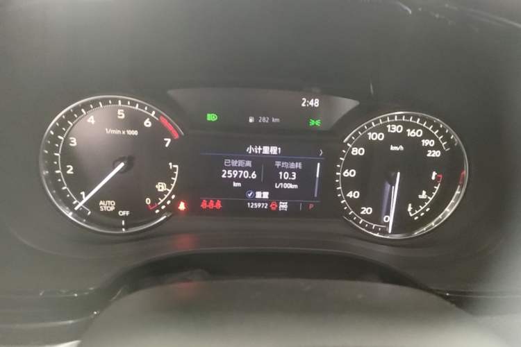 Used Cadillac XT6 2020 28T 7-Seater Four-Wheel Drive Luxury Version Instrument Cluster