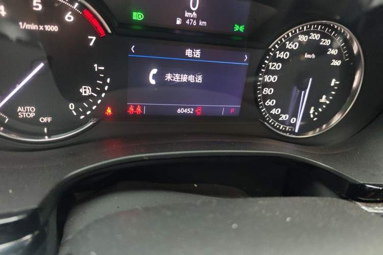 Used Cadillac XT6 2020 28T Six-Seater Luxury Version Odometer Close Up