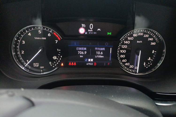 Used Cadillac XT6 2020 28T Seven-Seater Luxury Version Instrument Cluster