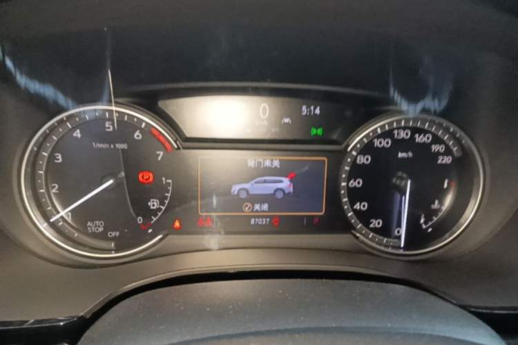 Used Cadillac XT6 2021 2.0T 6-Seater Two-Wheel Drive Luxury Version Instrument Cluster
