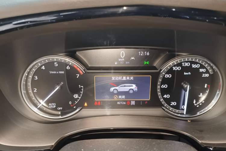 Used Cadillac XT6 2021 Revised Version 2.0T 6-Seater Four-Wheel Drive Premium Edition Instrument Cluster