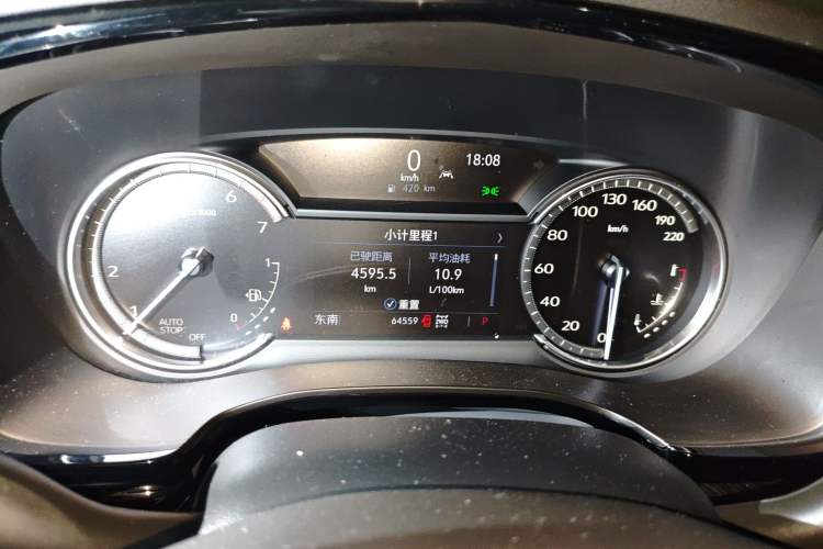 Used Cadillac XT6 2021 28T Six-Seater Four-Wheel-Drive Luxury Version Odometer Close Up
