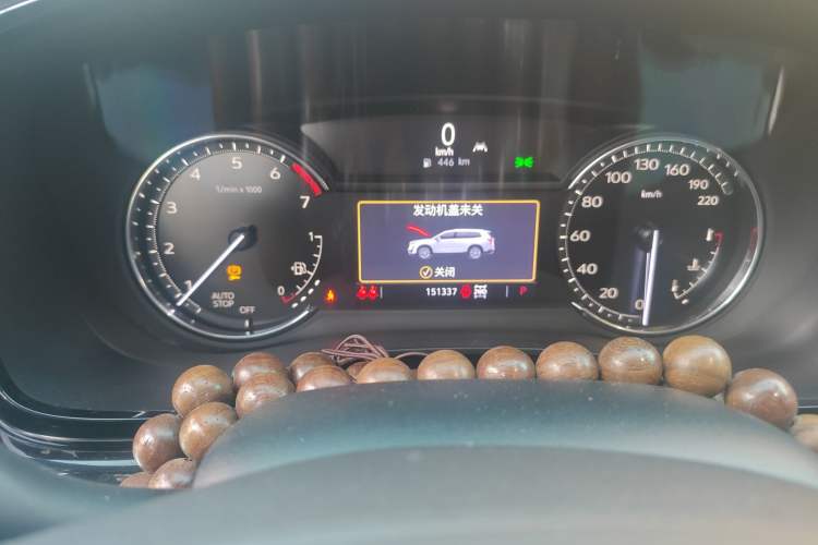 Used Cadillac XT6 2021 Revised Version 2.0T 6-Seater Four-Wheel Drive Premium Edition Odometer Close Up