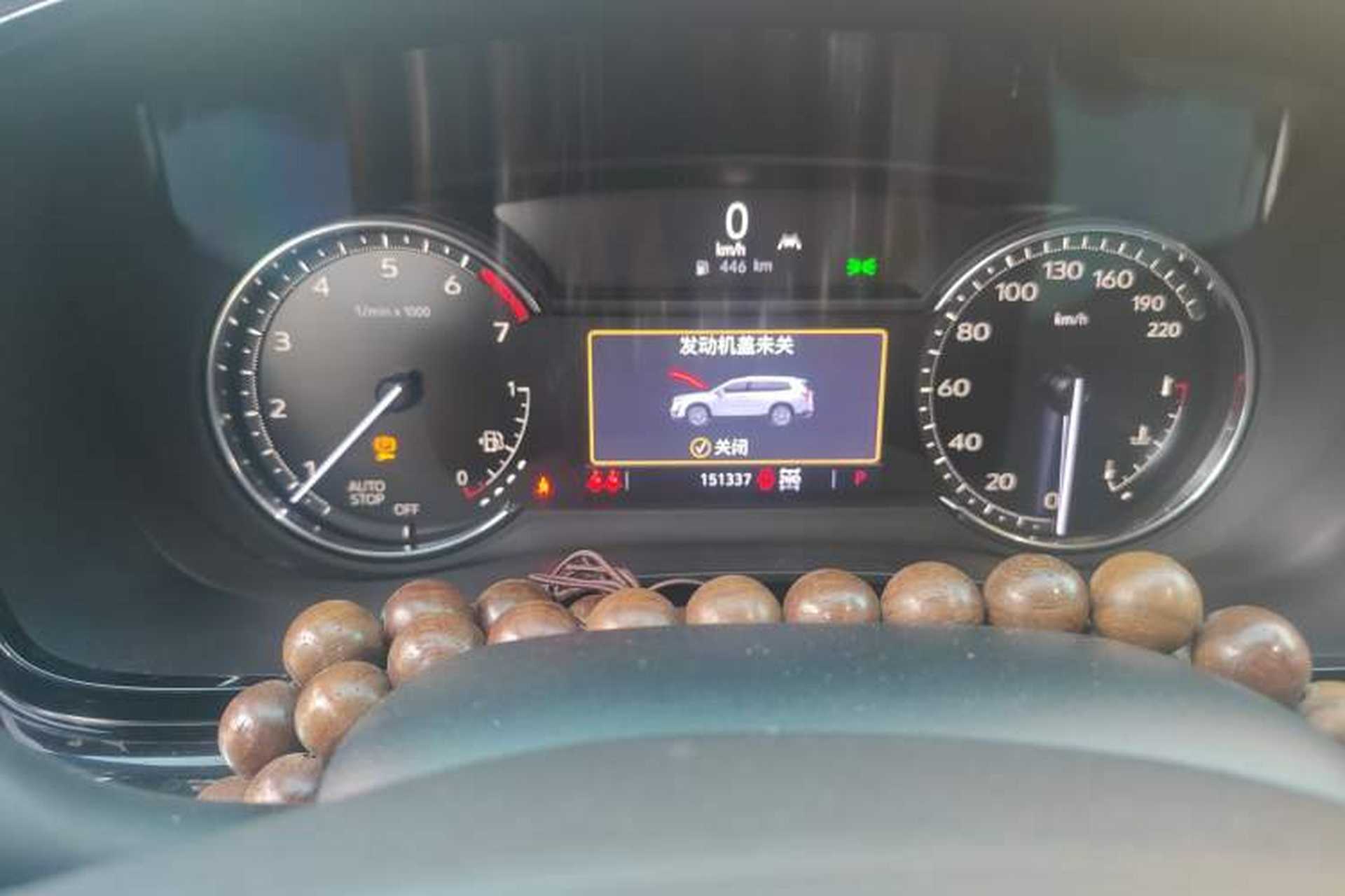 Used Cadillac XT6 2021 Revised Version 2.0T 6-Seater Four-Wheel Drive Premium Edition Odometer Close Up