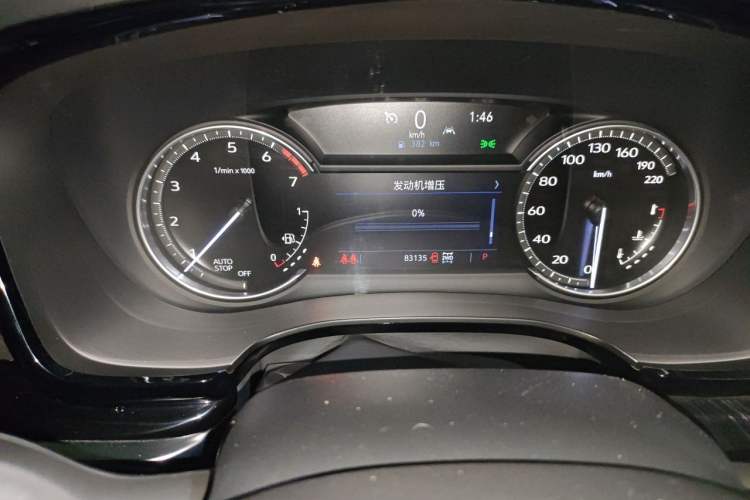 Used Cadillac XT6 2021 2.0T Six-Seater Four-Wheel-Drive Luxury Version Odometer Close Up