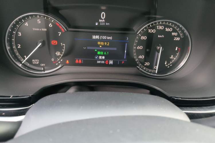 Used Cadillac XT6 2021 2.0T Six-Seater Four-Wheel-Drive Luxury Version Odometer Close Up