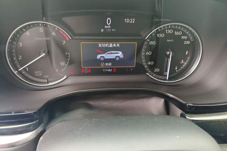 Used Cadillac XT6 2021 2.0T 7-Seater Two-Wheel-Drive Luxury Version Odometer Close Up