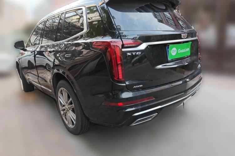Used Cadillac XT6 2021 2.0T Six-Seater Four-Wheel-Drive Luxury Version Rear Left 45 Deg