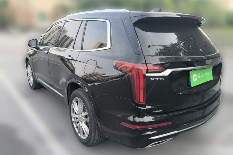 Used Cadillac XT6 2021 2.0T Six-Seater Four-Wheel-Drive Luxury Version Rear Left 45 Deg