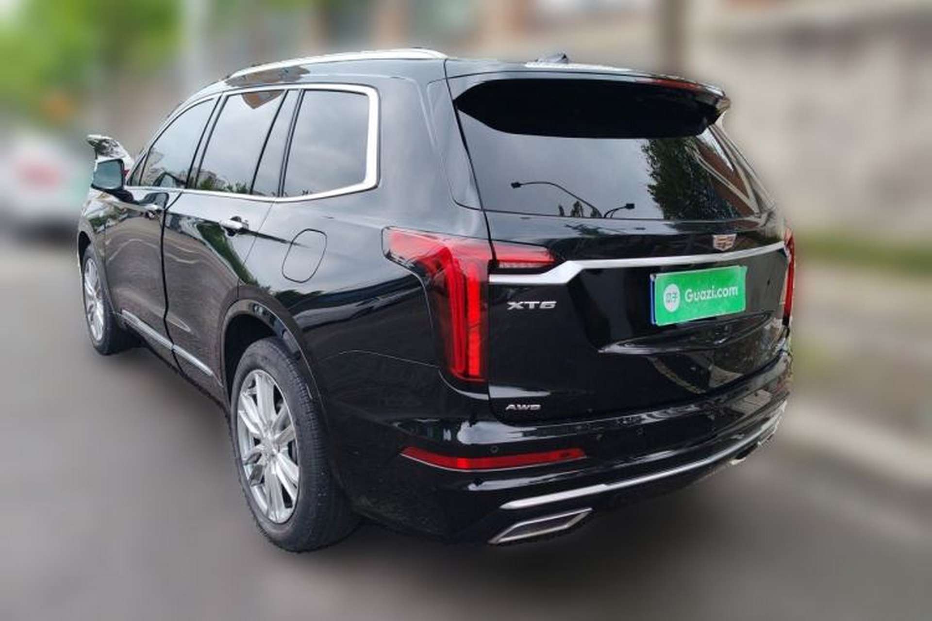 Used Cadillac XT6 2021 2.0T Six-Seater Four-Wheel-Drive Luxury Version Rear Left 45 Deg