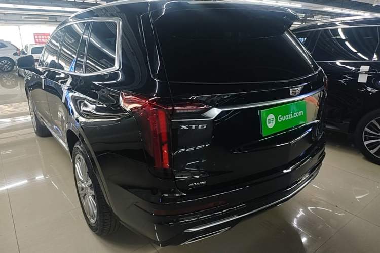 Used Cadillac XT6 2021 2.0T Six-Seater Four-Wheel-Drive Luxury Version Rear Left 45 Deg