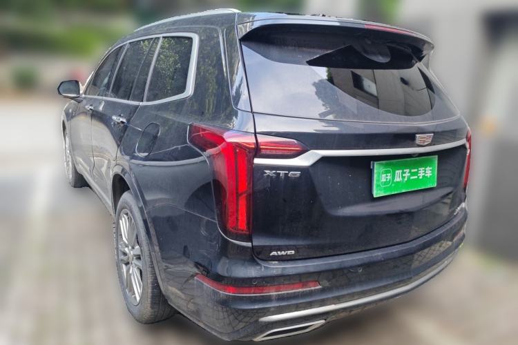 Used Cadillac XT6 2021 2.0T Six-Seater Four-Wheel-Drive Luxury Version Rear Left 45 Deg