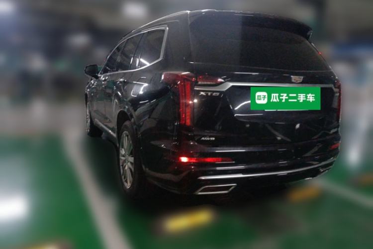 Used Cadillac XT6 2021 2.0T Six-Seater Four-Wheel-Drive Luxury Version Rear Left 45 Deg