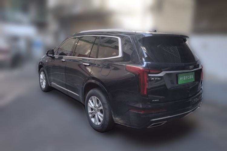 Used Cadillac XT6 2021 2.0T Six-Seater Four-Wheel-Drive Luxury Version Rear Left 45 Deg
