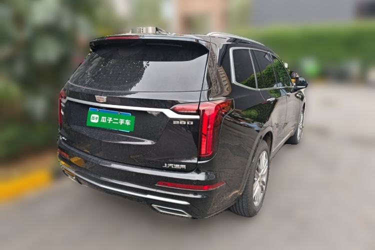 Used Cadillac XT6 2021 2.0T Six-Seater Four-Wheel-Drive Luxury Version Rear Right 45 Deg