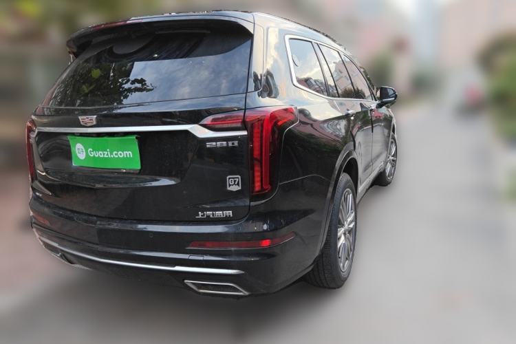 Used Cadillac XT6 2021 2.0T Six-Seater Four-Wheel-Drive Luxury Version Rear Right 45 Deg