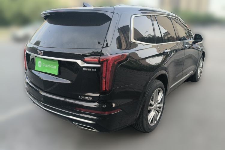 Used Cadillac XT6 2021 2.0T Six-Seater Four-Wheel-Drive Luxury Version Rear Right 45 Deg