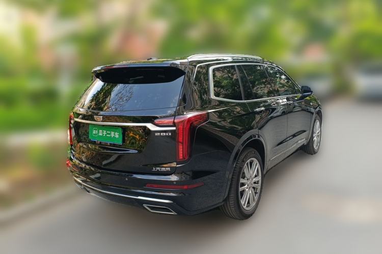 Used Cadillac XT6 2021 2.0T Six-Seater Four-Wheel-Drive Luxury Version Rear Right 45 Deg