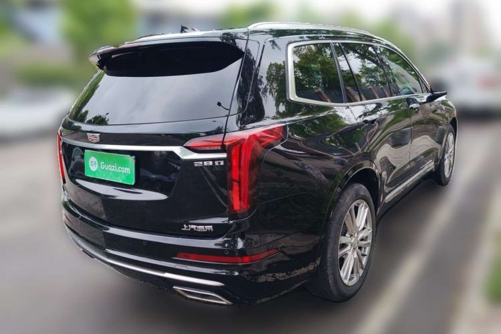 Used Cadillac XT6 2021 2.0T Six-Seater Four-Wheel-Drive Luxury Version Rear Right 45 Deg