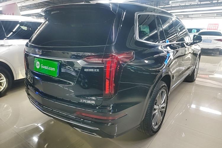 Used Cadillac XT6 2021 2.0T Six-Seater Four-Wheel-Drive Luxury Version Rear Right 45 Deg