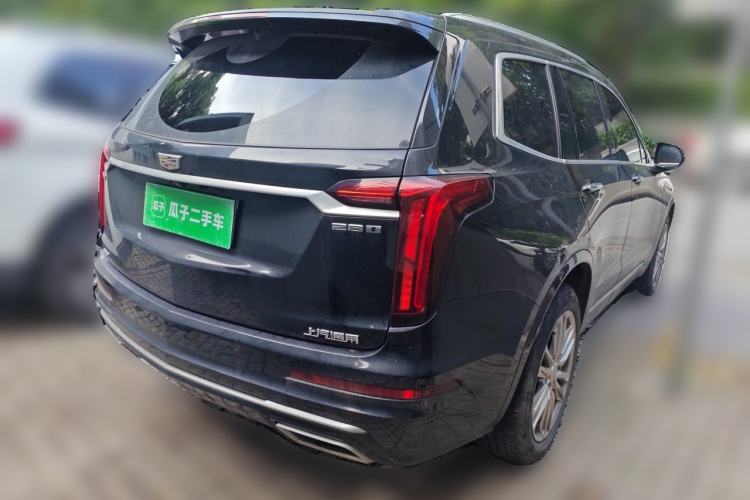 Used Cadillac XT6 2021 2.0T Six-Seater Four-Wheel-Drive Luxury Version Rear Right 45 Deg