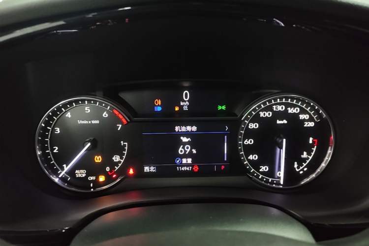 Used Cadillac XT6 2021 2.0T 6-Seater Two-Wheel Drive Luxury Version Instrument Cluster