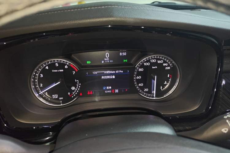 Used Cadillac XT6 2021 28T Six-Seater Four-Wheel-Drive Luxury Version Instrument Cluster