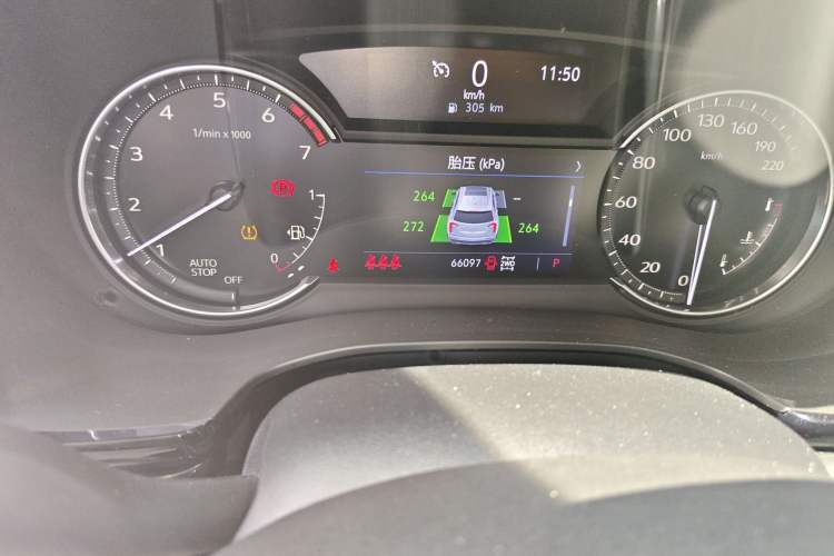 Used Cadillac XT6 2021 2.0T 7-Seater Four-Wheel Drive Luxury Version Odometer Close Up