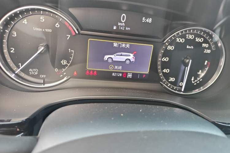 Used Cadillac XT6 2021 2.0T 7-Seater Four-Wheel Drive Luxury Version Odometer Close Up