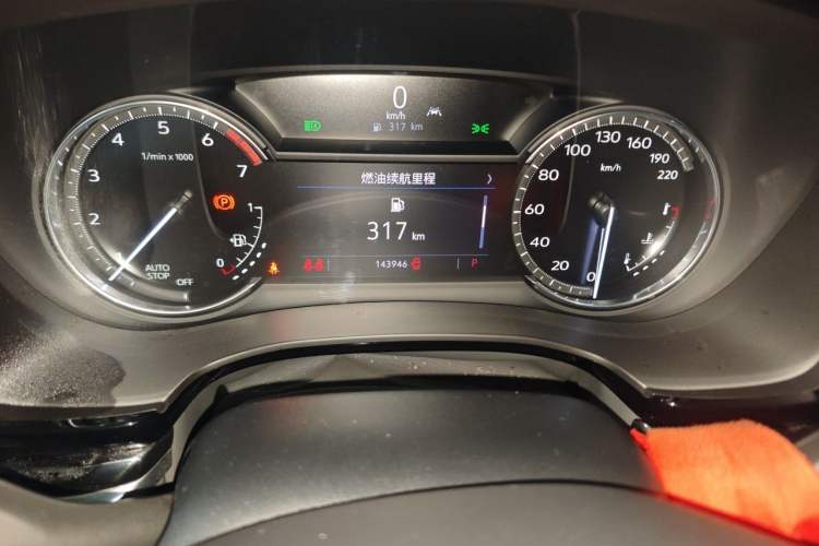 Used Cadillac XT6 2021 2.0T 6-Seater Two-Wheel Drive Luxury Version Odometer Close Up