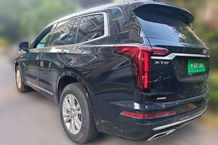 Used Cadillac XT6 2021 2.0T Six-Seater Four-Wheel-Drive Luxury Version Rear Left 45 Deg