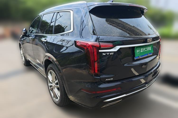 Used Cadillac XT6 2021 2.0T Six-Seater Four-Wheel-Drive Luxury Version Rear Left 45 Deg